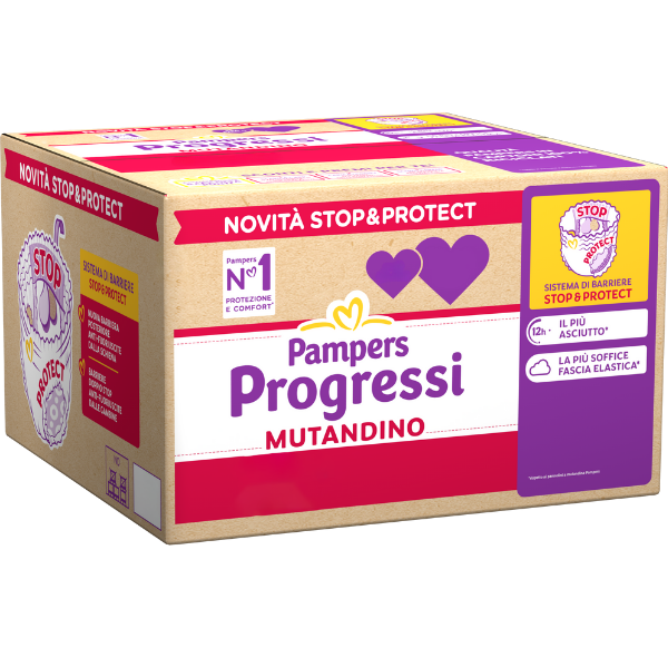 Pannolini Pampers Progressi Mutandino